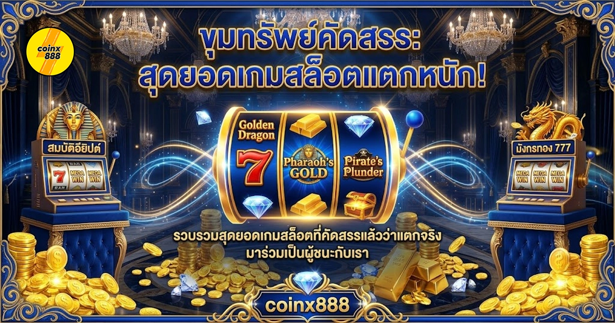 coinx888 ขุมทรัพย์คัดสรร
